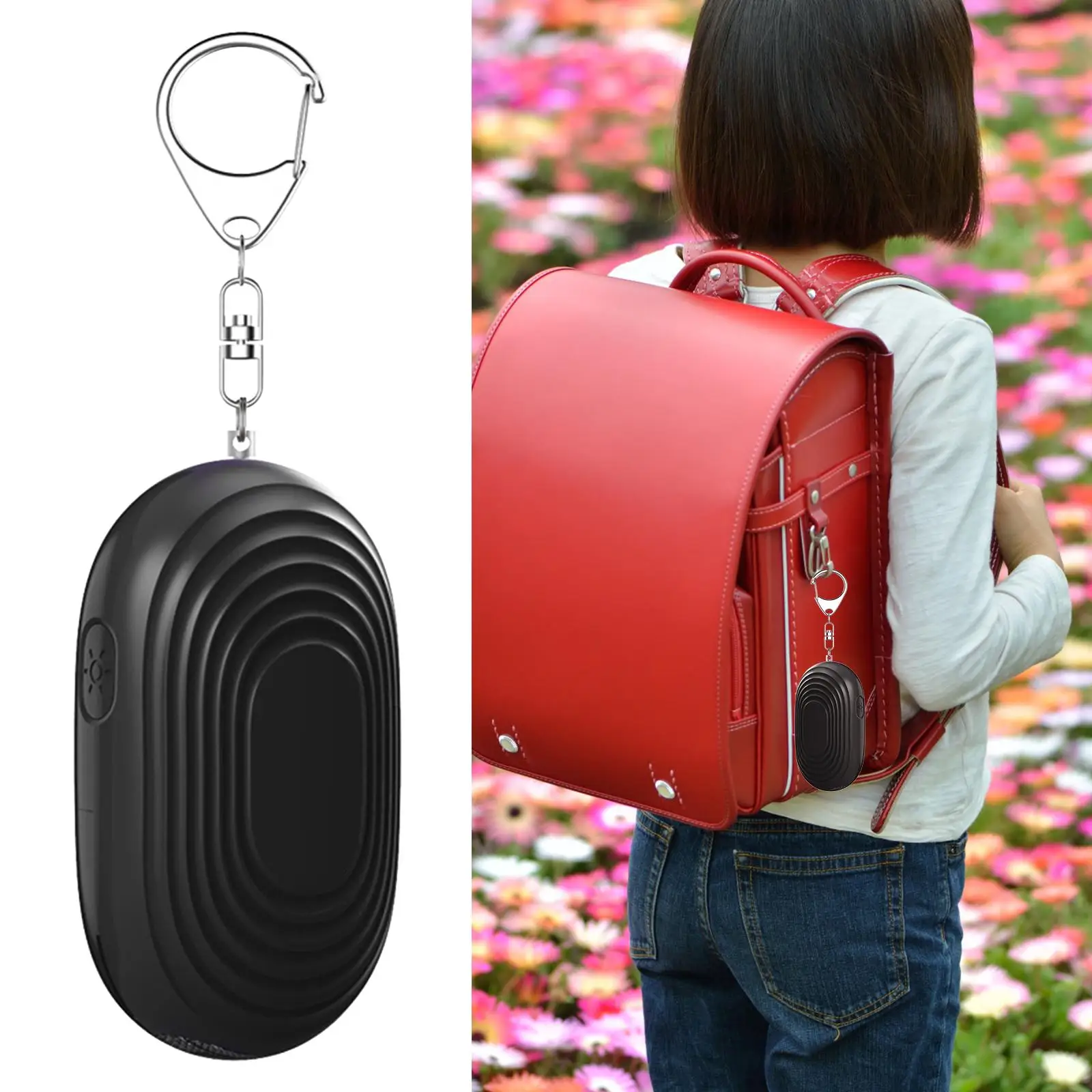 Safe Personal Alarm Emergency Alarm Keychain for Girls Women Hiking