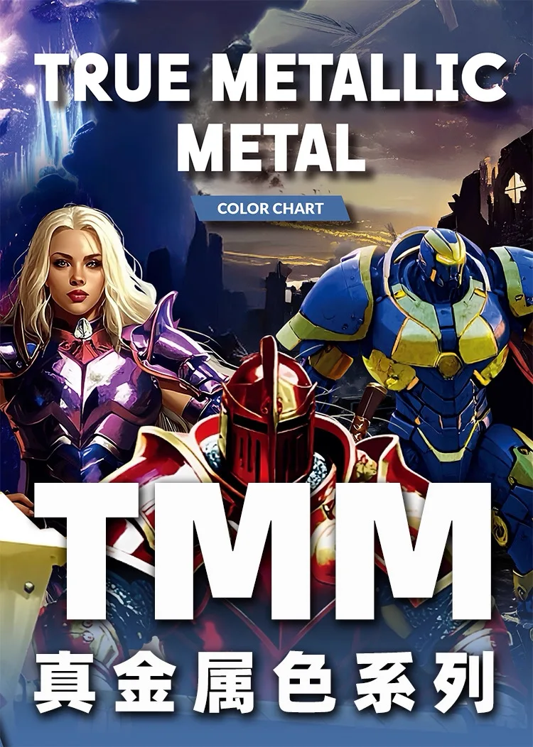 

Раскраска модель Vallejo AV Highlight, серия True Metallic, краска на водной основе, TMM, 18 мл, краска