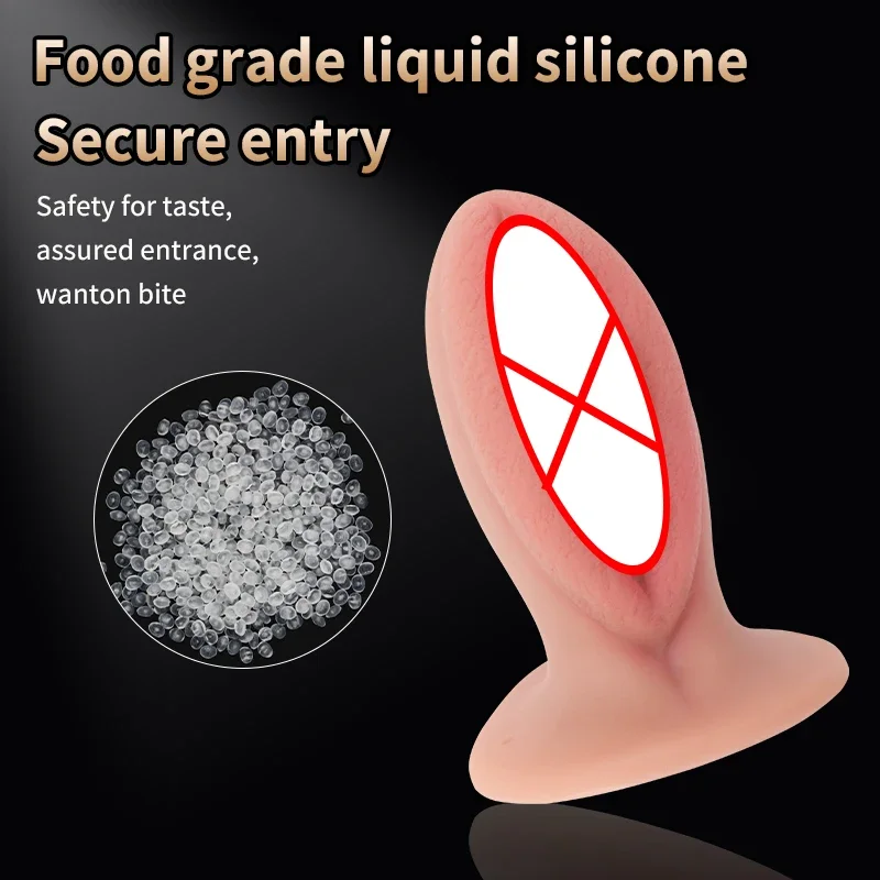 Plugue de silicone líquido bdsm, bola de boca invisível, máscara respirável, mordaça ao ar livre, papila, senso de vergonha, casais, flertando, brinquedo sexual adulto