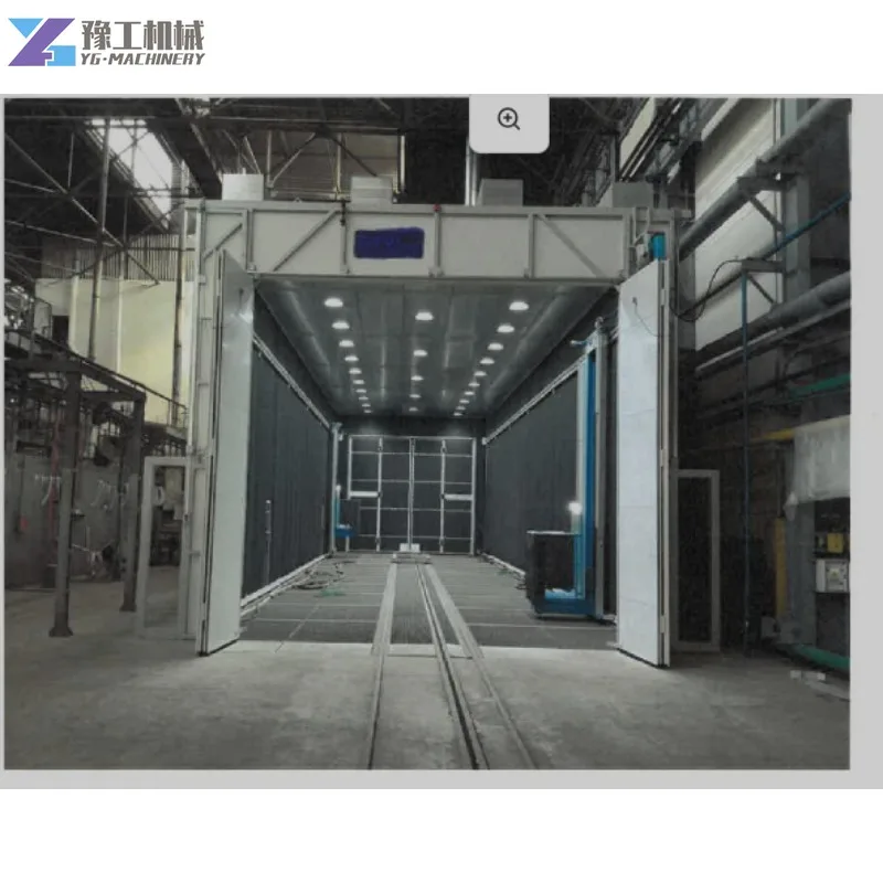 Hook Shot Blasting Machine Custmized Double Hanger Type Shot Blasting Room Industrial Shot Blasting Machine Lpg Tank Supplier