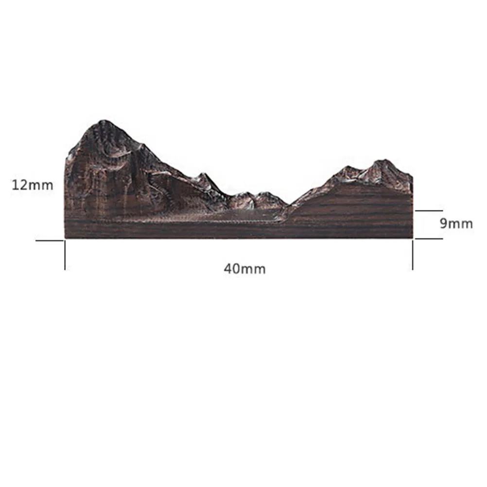 

2pcs Crystal Epoxy Couple Gift 3D Realistic Landscape Decor Diy Epoxy Mountain Mold Kit Ebony Mountain Ornament Home
