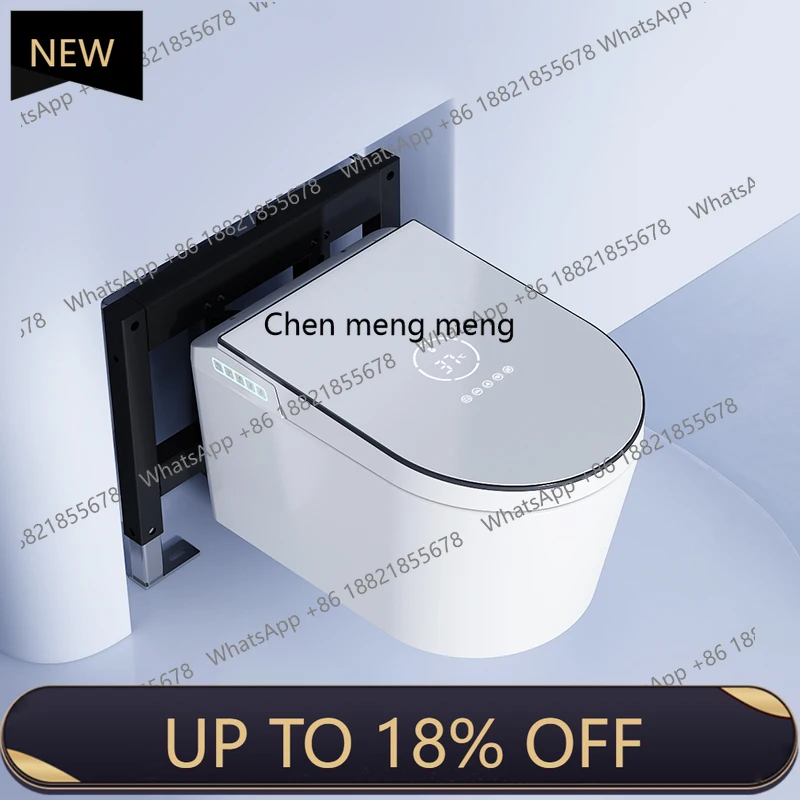 

Z189 New Design Electronic Wall Hang Mounting Advance Bowl Household One Piece 220v Smart Toilet With Built in Water Tank F185