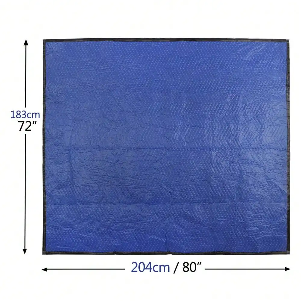 ผ้าห่มขนย้าย 12 แพ็ค 80 "x 72" Pro Economy Blue Shipping Furniture Pads