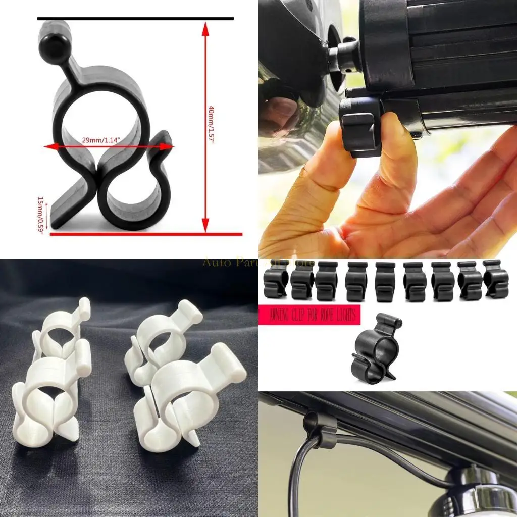 

J0ma 10pcs/Pack Waring Clips Clips String Light Clocks для кемпинга, путешествующих по палатке, световые зажим