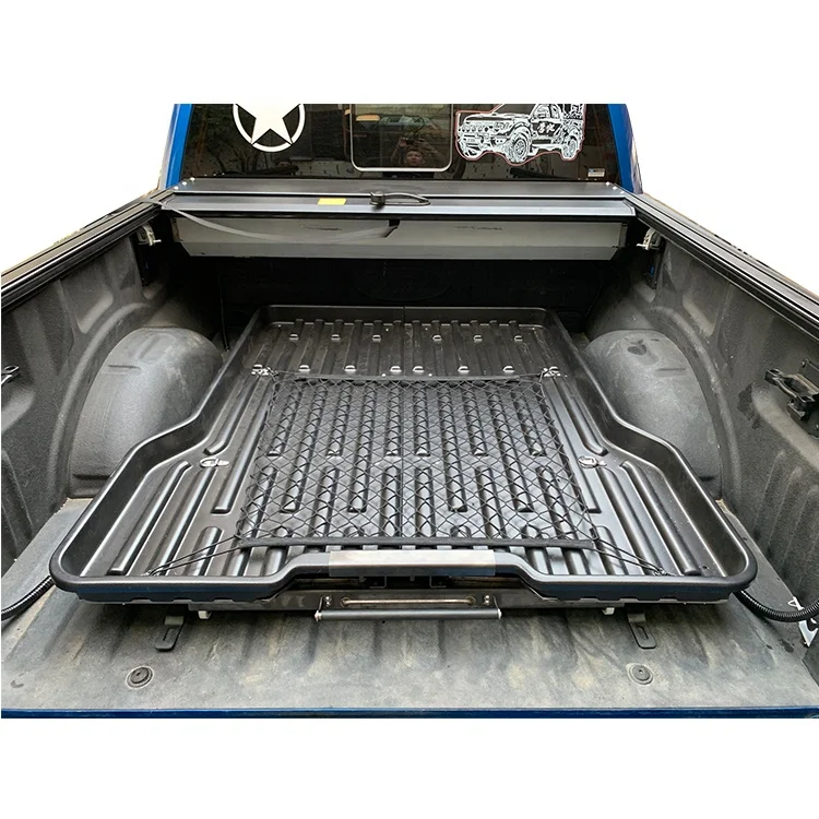 Truck Bed Accessories Rear Bed Cargo Sliding Tray for Ford Ranger Pickup