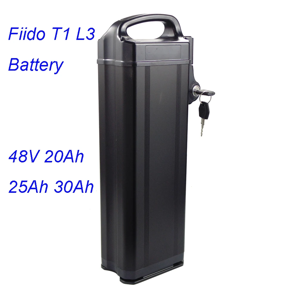 

48V 20Ah 25Ah 30Ah Electric Bicycle Battery for Fiido T1 Cargo L3 Heybike Explore Vivi Z8 Ebike Battery Akku