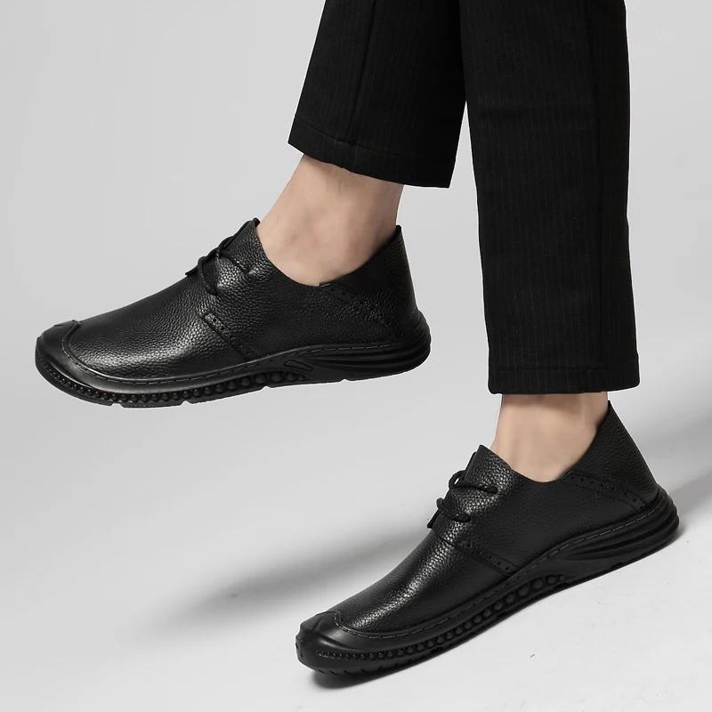 

Летняя дышащая обувь из натуральной кожи, уличная мужская обувь в стиле ретро с широкими ногами, мягкая кожа, удобные роскошные оксфорды ручной работы на мягкой подошве