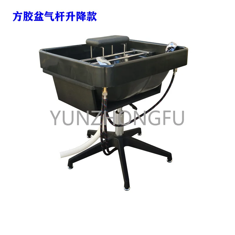 

Barber Shop Mobile Adjustable Men's Sitting Shampoo Basin Seat Hair Chair Half Lying Shampoo Stitching Beauty Massage Bed