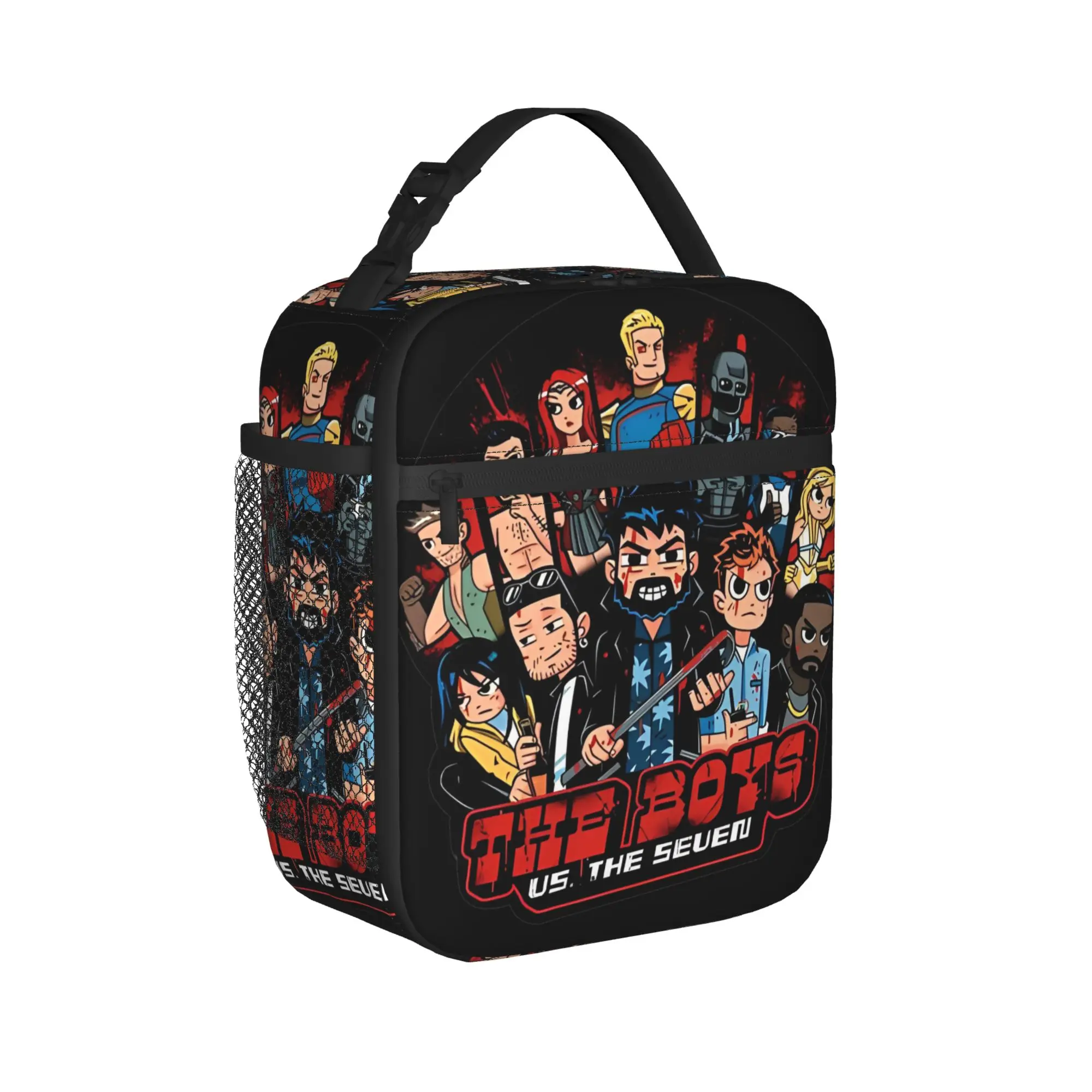 Scott Pilgrim Vs The world meet THE BOYS Insulated Lunch Bag Meal Container Cooler Bag Lunch Box Tote School  Travel Food Bag