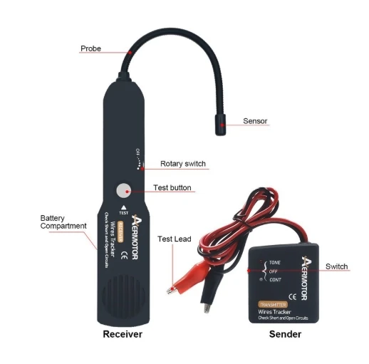 EM415PRO Professional Automotive Short & Open Finder Car Short Circuit Detector Circuit Tracker Cable Wire Tracing Repair Tool