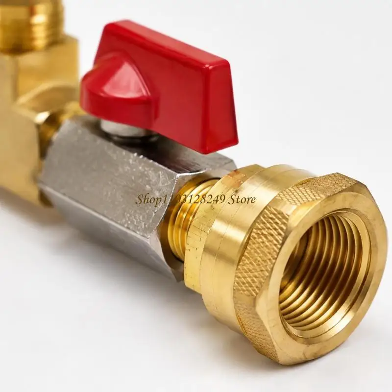 N5KD Geothermal Loop Fill Tool with 100PSI Gauge Garden Hose Connector