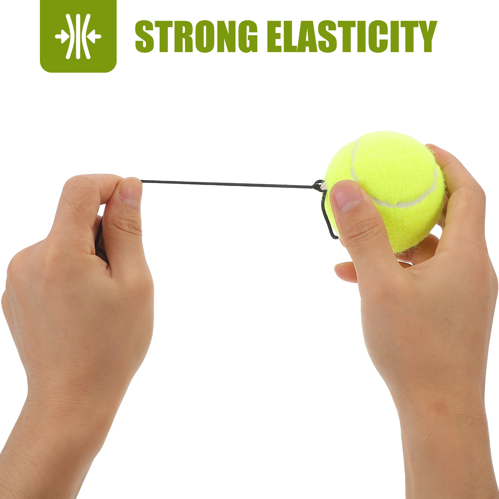 Single Person Tennis Ball Rope Lightweight Plastic Wall Mount Tennis Trainer Portable Practical Training for Starter Fitness