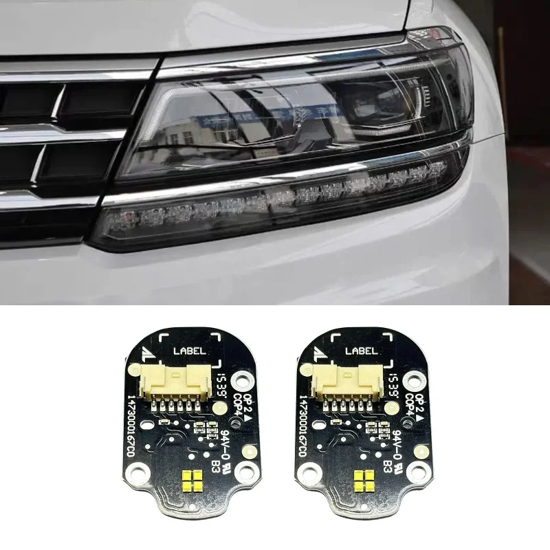 

Белый свет для Volkswagen Tiguan 2017-2021 автомобильные фары DRL чип печатная плата источник света чип