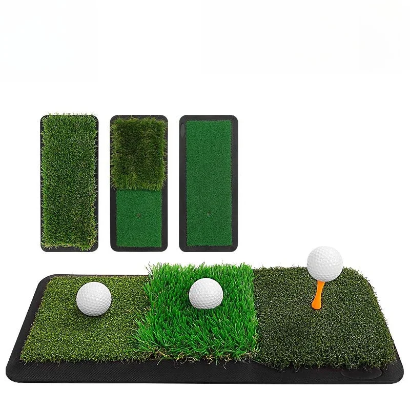 

Multifunctional non-slip rubber sole golf mat, swing practice