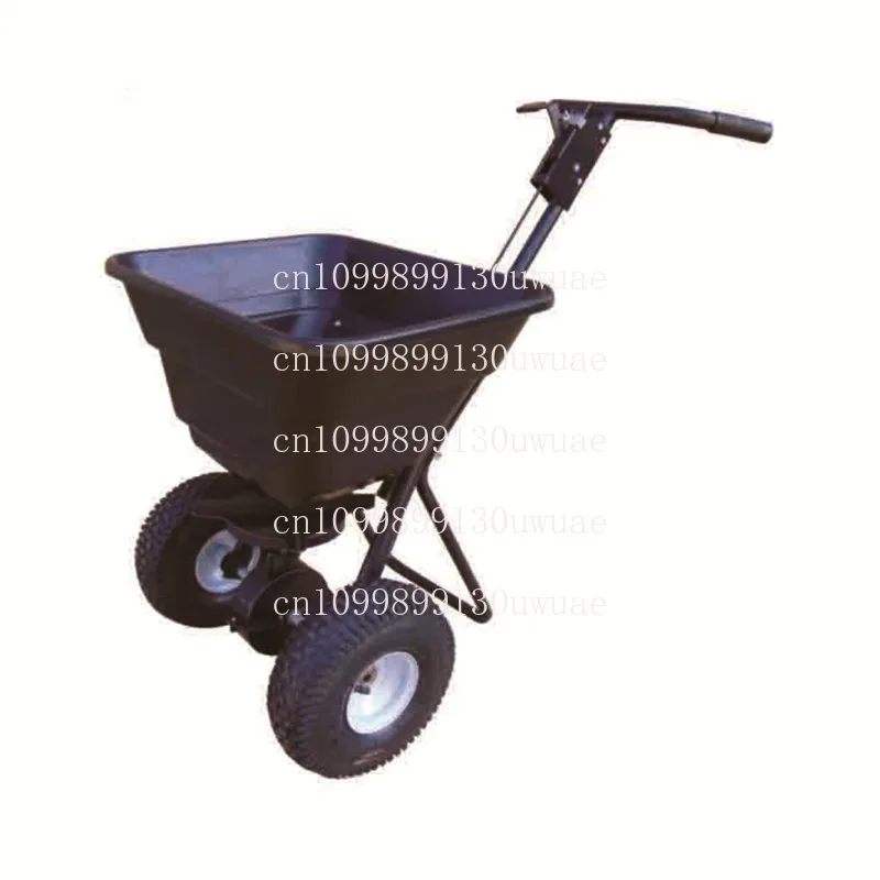 Manual Garden Fertilizer Stainless Steel Broadcast Walking Behind Lawn Planter Seed Spreader