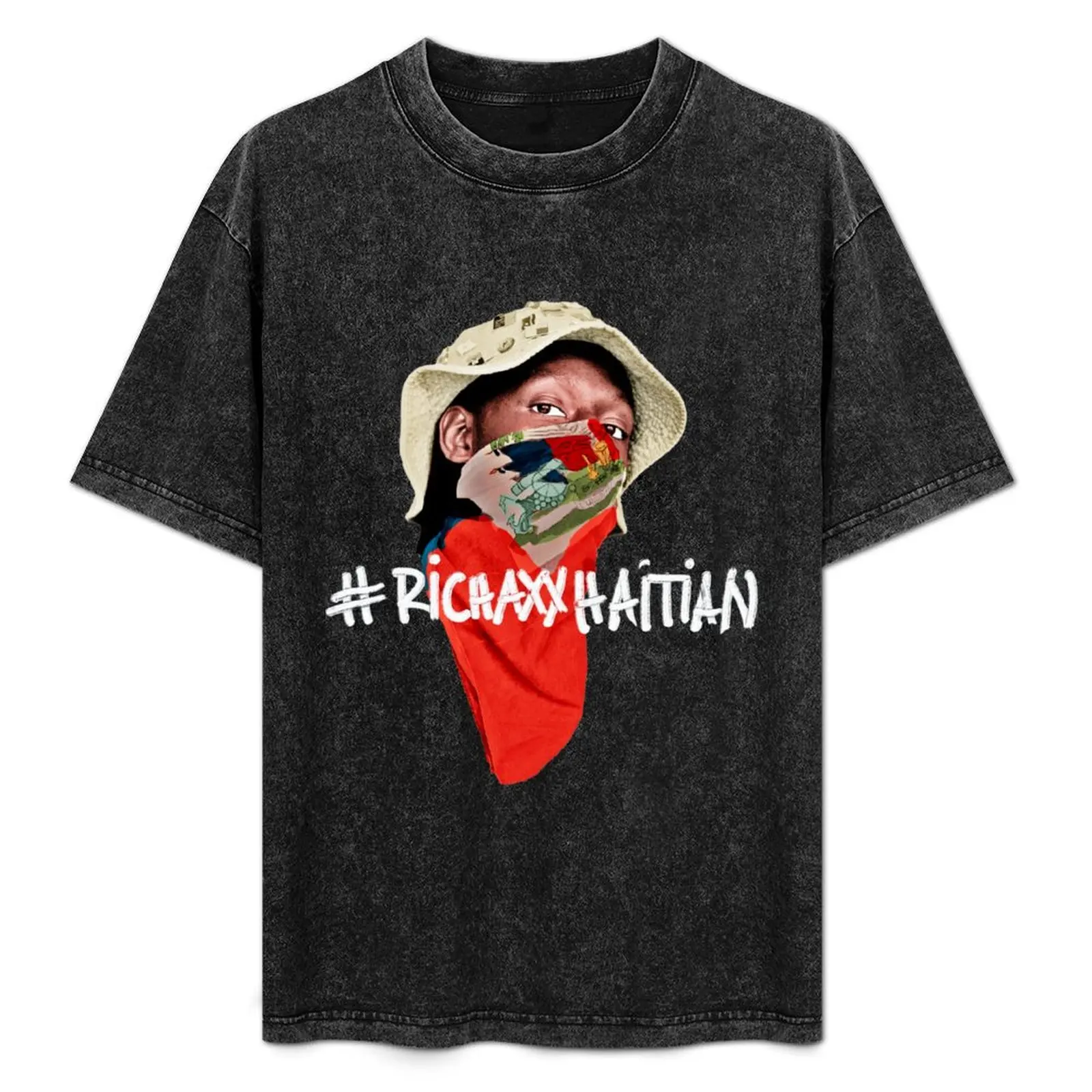 MACH HOMMY RICHA HAITIAN T-Shirt plus size tops boys whites mens graphic t-shirts anime