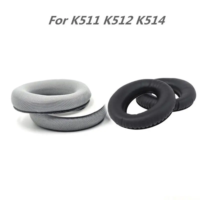 E56B Earpads Headbeam para K511 K512 K514 Capa fone ouvido confortável usar