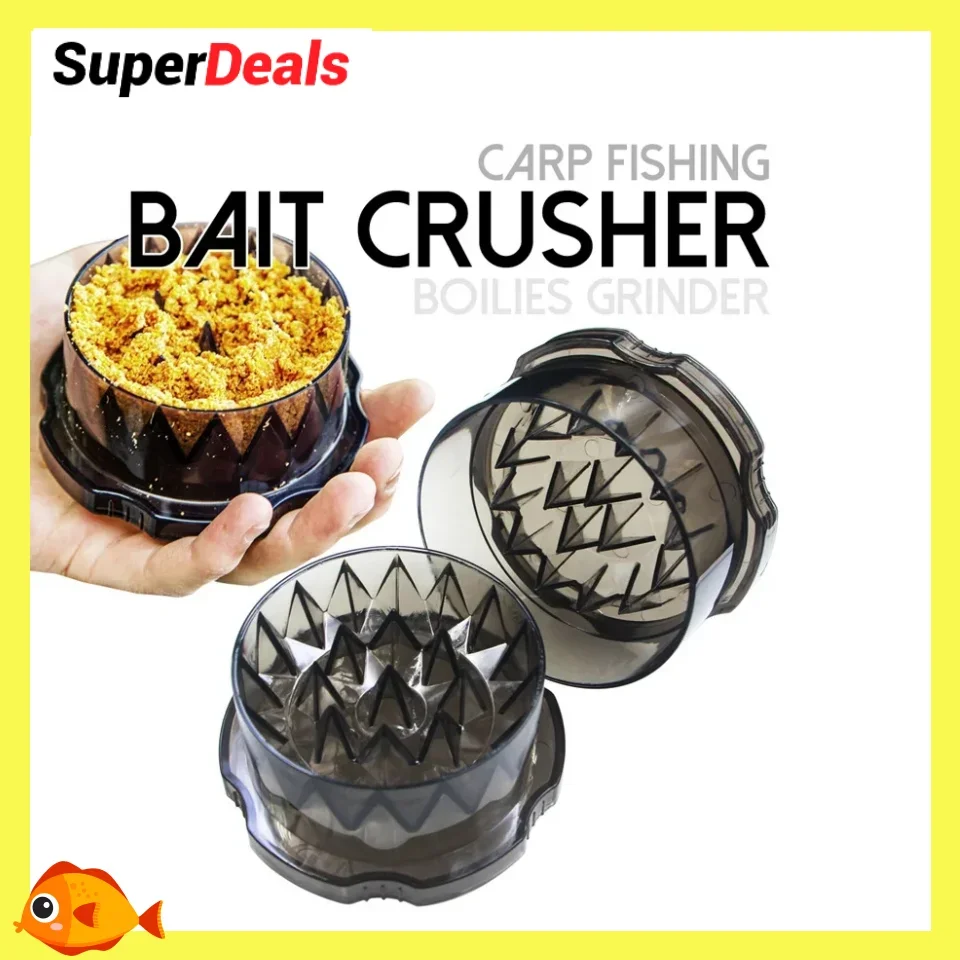 Boilie Grinder Bait Crusher Portable Hard Lure Grinder Carp Bait for Fishing Gear Carp Fishing Tools Fishing Accessories