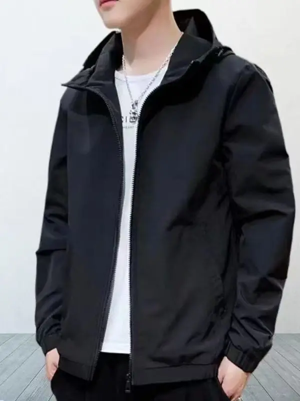 

Мужская рабочая куртка свободного кроя, ветрозащитная, для строительных работ, с флисовой подкладкой, длинными рукавами, на молнии, с капюшоном