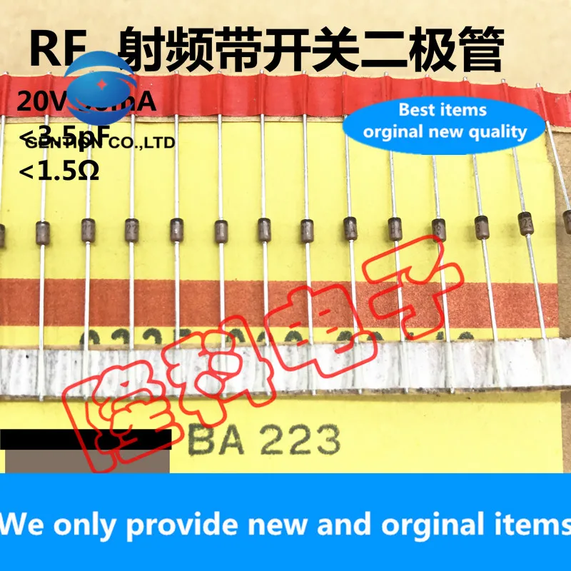 10PCS 100% New original BA223 RF radio frequency with switching diode 20V 50mA 3.5pF 1.5Ω imported detector