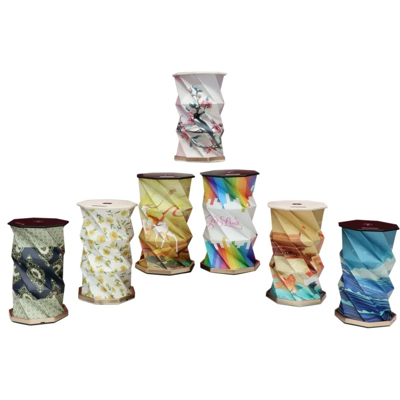 

Creative book light folding rotating lantern gift light