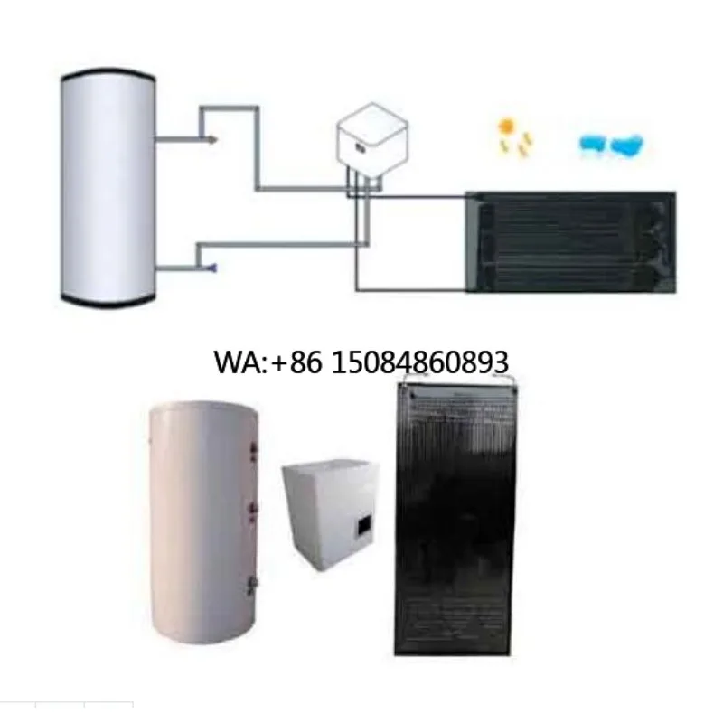 Thermodynamic Solar Heat Pump Electric Water Heater, 100-500L, Energy Saving High Efficiency Fast Heating for Hotel & Commercial