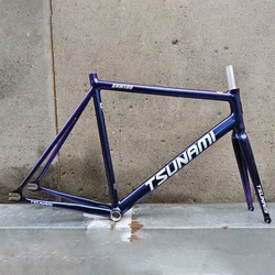Chameleon Frame TSUNAMI SNM100 Fixie Frame Single Speed Fixed Gear Bike 700C Track Frame Aluminum Alloy Fixie Frame 49/52/55CM