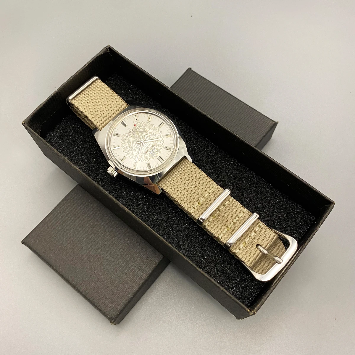 شنغهاي 36 مللي متر ساعة ميكانيكية يدوية الرياح 7120-الفولاذ المقاوم للصدأ مقاوم للماء باوهاوس تصميم ساعة للرجال دروبشيبينغ