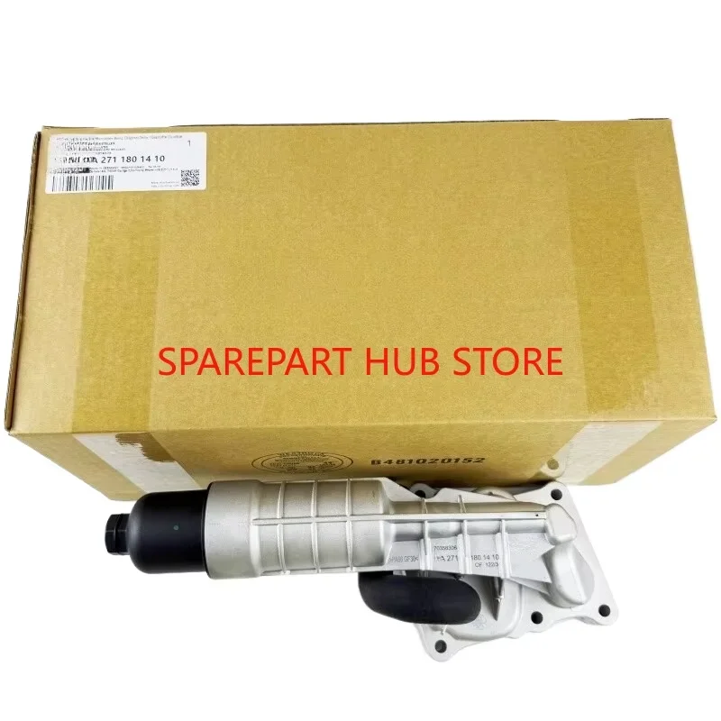 

OEM A2711801410 A2711801010 Aluminum ENGINE OIL FILTER HOUSING For Mercedes-Benz M271 C180 C200 C230 E200 E230 C250 E250
