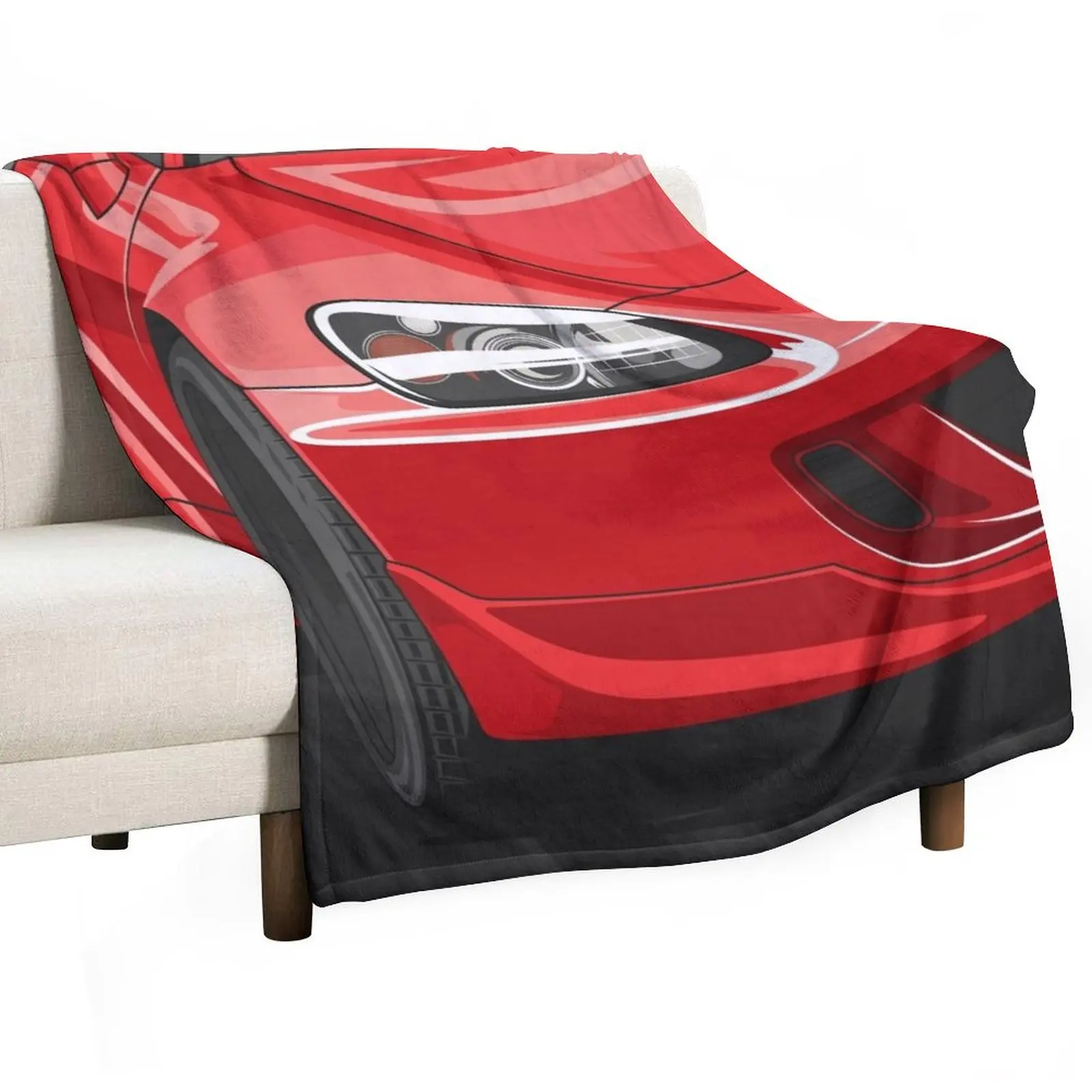 

Honda S2000 AP2 Rolling - New Formula Red Throw Blanket valentine gift ideas Flannels Summer Beddings Blankets