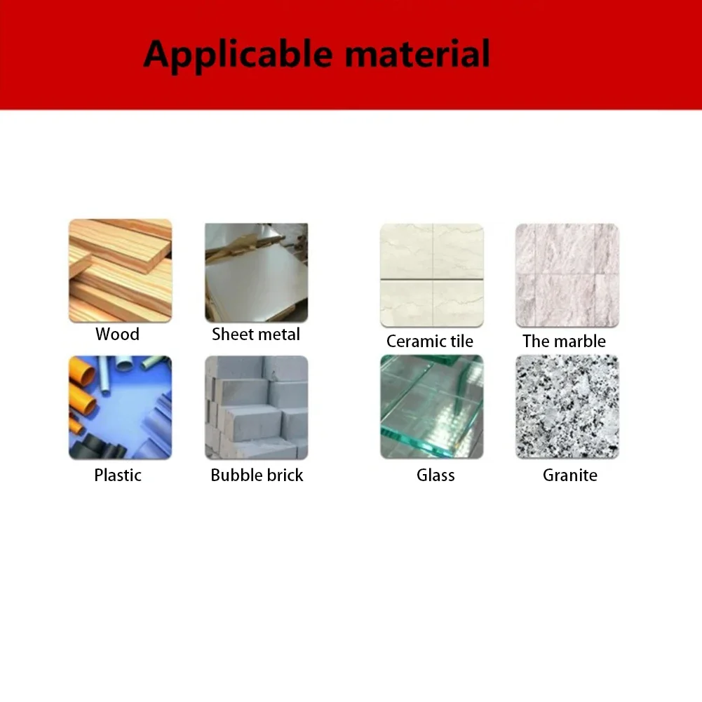 Brand New Home & Garden Tile Bit Drilling Tool Brick Wear Resistant Wood Ceramic YG6X Alloy Multifunctional 1pc