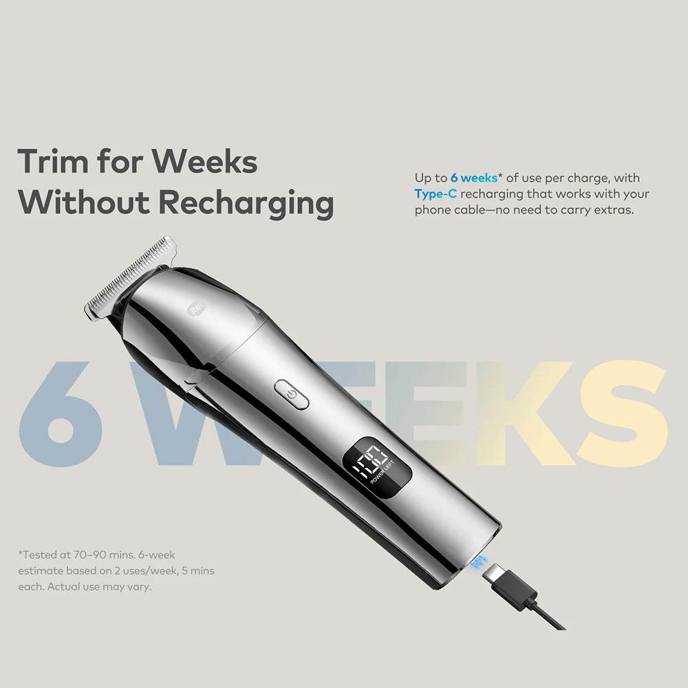Itel Itr-37 Upgraded Hair Trimmer with Powerful Motor and Precision Blade for Men's Hair Cutting