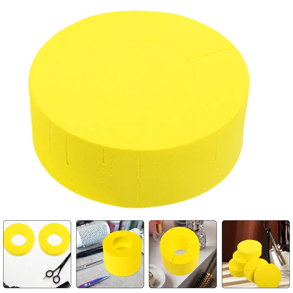 

Набор из 6 губчатых колец для завивки волос C-образной формы: легкое создание локонов без нагрева, инструмент для укладки длинных волос, профессиональные губчатые бигуди салонного качества