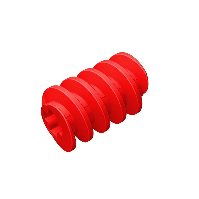 50 stücke 4716 32905 Getriebe Schnecke Schraube Lange Ziegel Sammlungen Groß Modulare GBC Spielzeug Für Technische MOC Set Gebäude Blöcke
