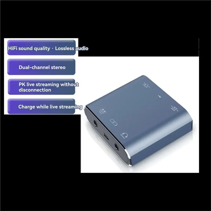 N15R-Audio Converter 24Bit/48Khz Stereo And Independent Volume Control For Recording Live Streams And Podcasting