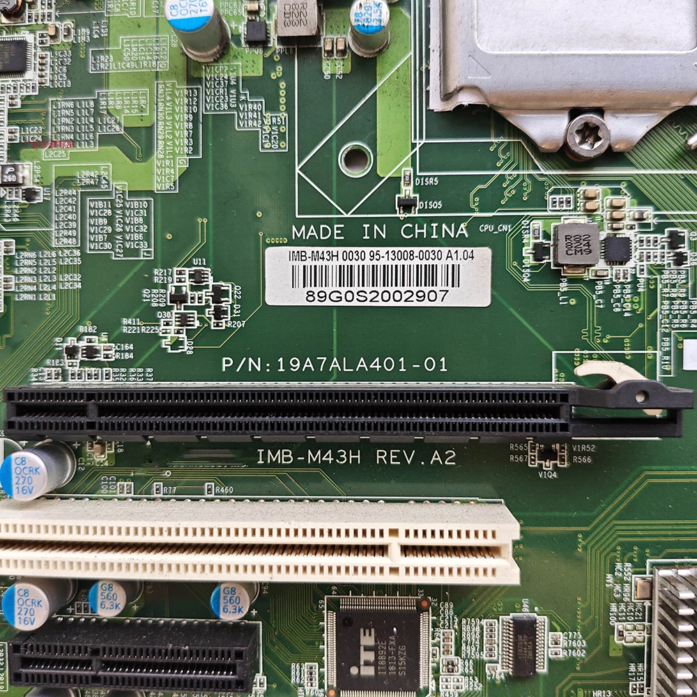 For ADLINK IMB-M43H REV.A2 Industrial Control Motherboard 19A7ALA401-01
