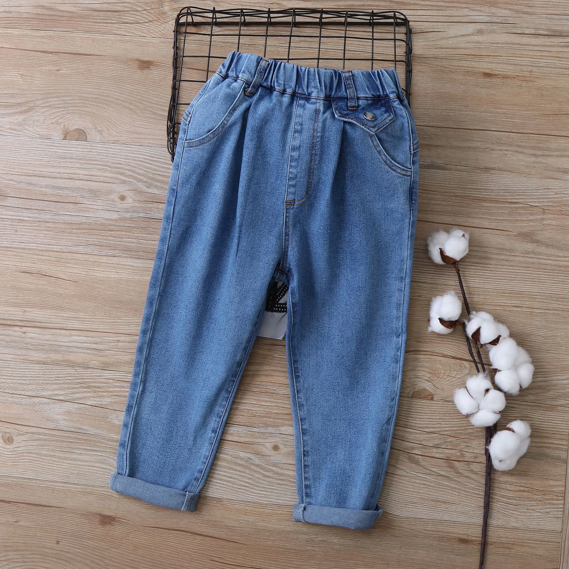 

Boys Jeans Kids Pants 2024 Spring New Children's trousers