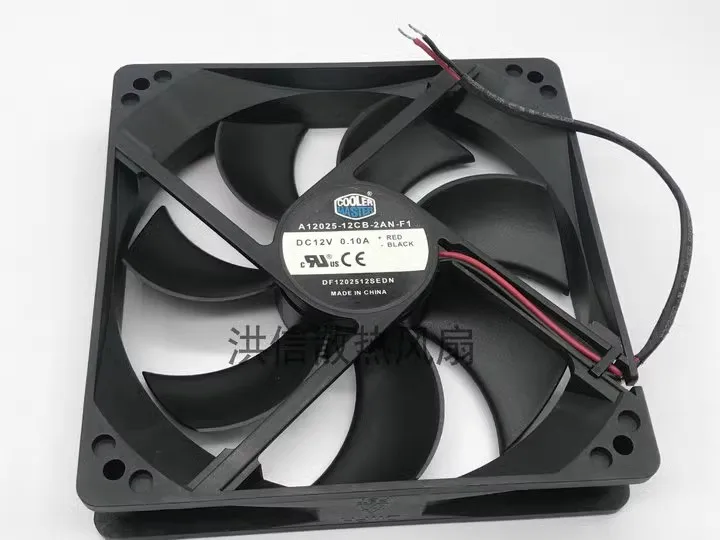 Free shipping original A12025-12CB-2AN-F1 12V 0.10A 12CM 2-wire cooling fan