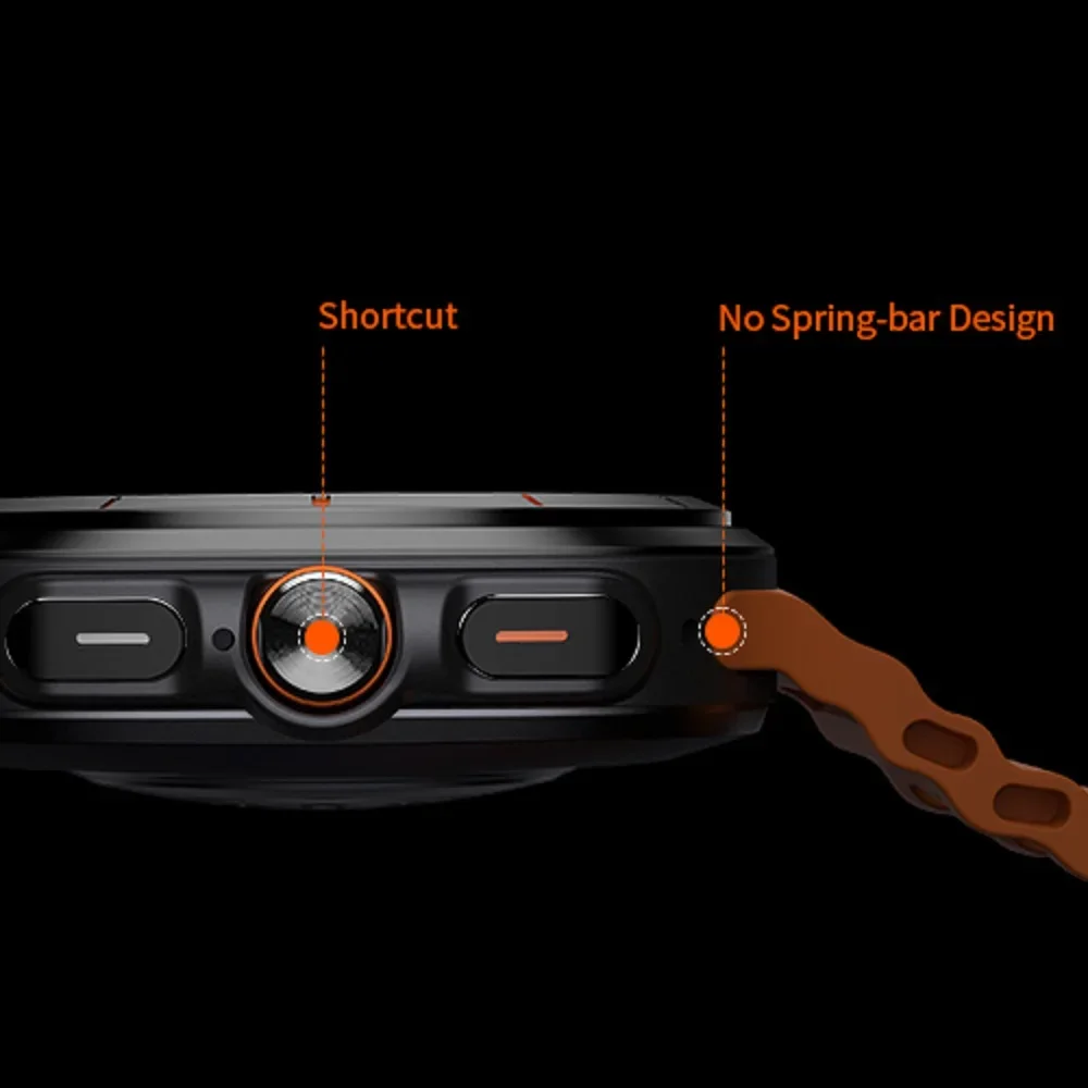 2025 New 47mm Smart Watch IP68 Waterproof Bluetooth Call Compass Z7 VS W7 Smartwatch for Men Women 1.46'' AMOLED Screen