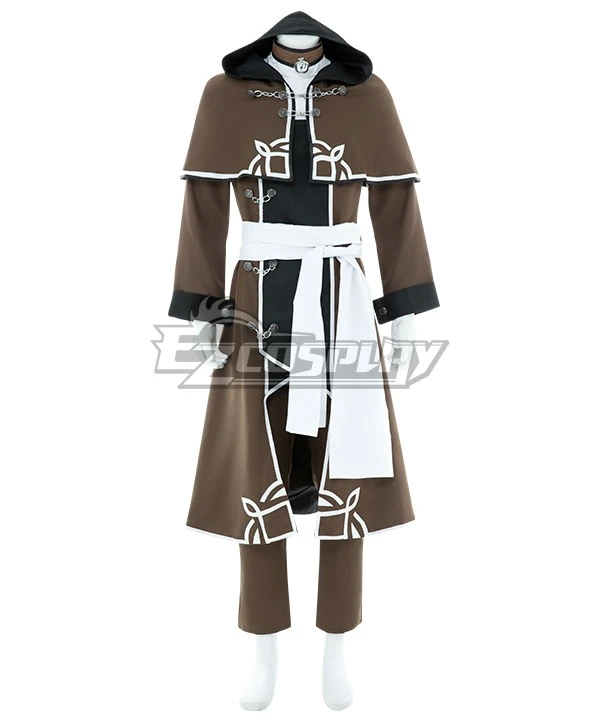 IN STOCK Adventurer Adult Rudy Rudi Rudeus Greyrat Cosplay Brown Outfit Costume