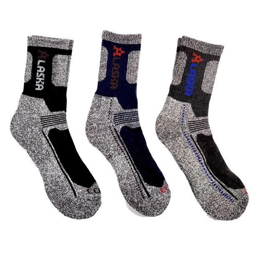 جوارب شتوية للرجال والنساء للرجال والنساء مصنوعة من مادة حرارية جوارب سميكة بنمط غير رسمي مناسبة للعمل المنزلي والشتاء الخارجي #5