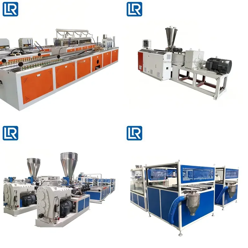 2026 CE wpc floor panel board window frame making machine wood composite pvc profile production line