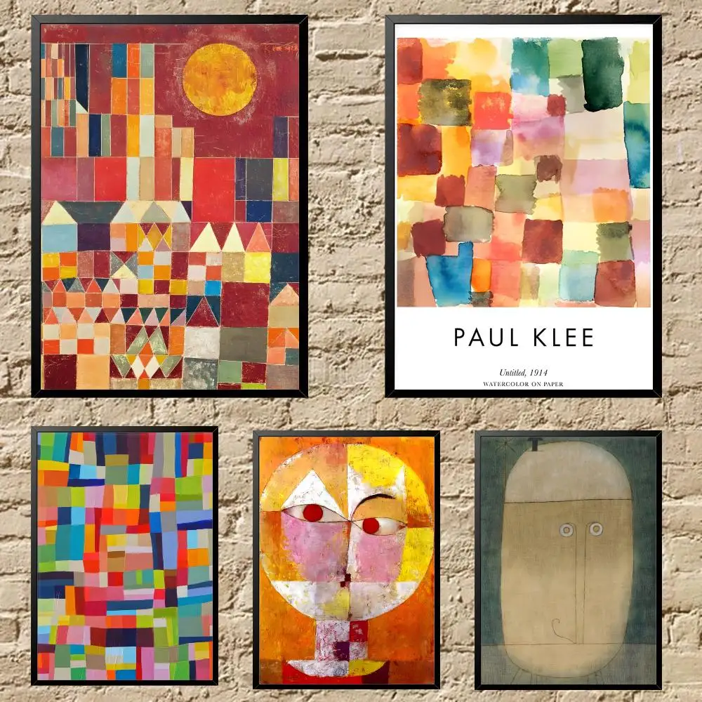 Classic Artist Paul Klee Poster HD Waterproof Self-Adhesive Wall Art - Versatile Decor for Any Space | Perfect Gift Idea