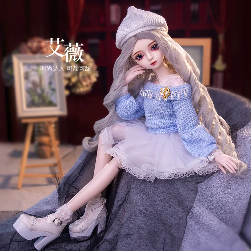 Doll Toy Girl Doll Princess Simulation Bjd Doll Daughter Birthday Gift Doll кукла бжд 60 см  Bjd 1/3  Toys for Girls