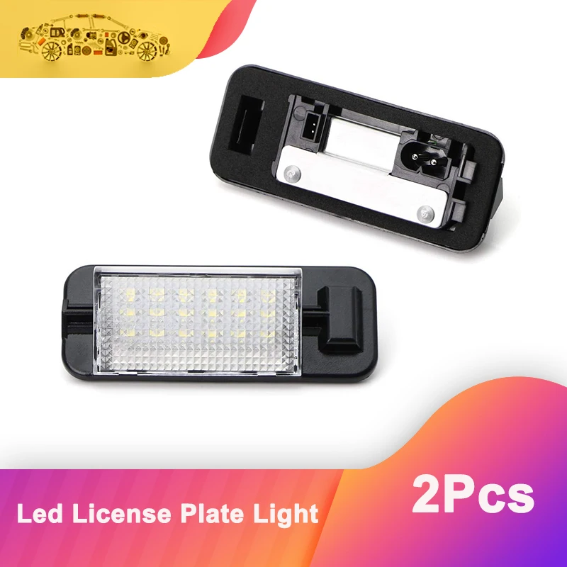 

2x For BMW E36 Led License Plate Light 2835 SMD 6000k White 12v Number Plate Lamp Bulbs For BMW E36 318i 318is 318ti 325i