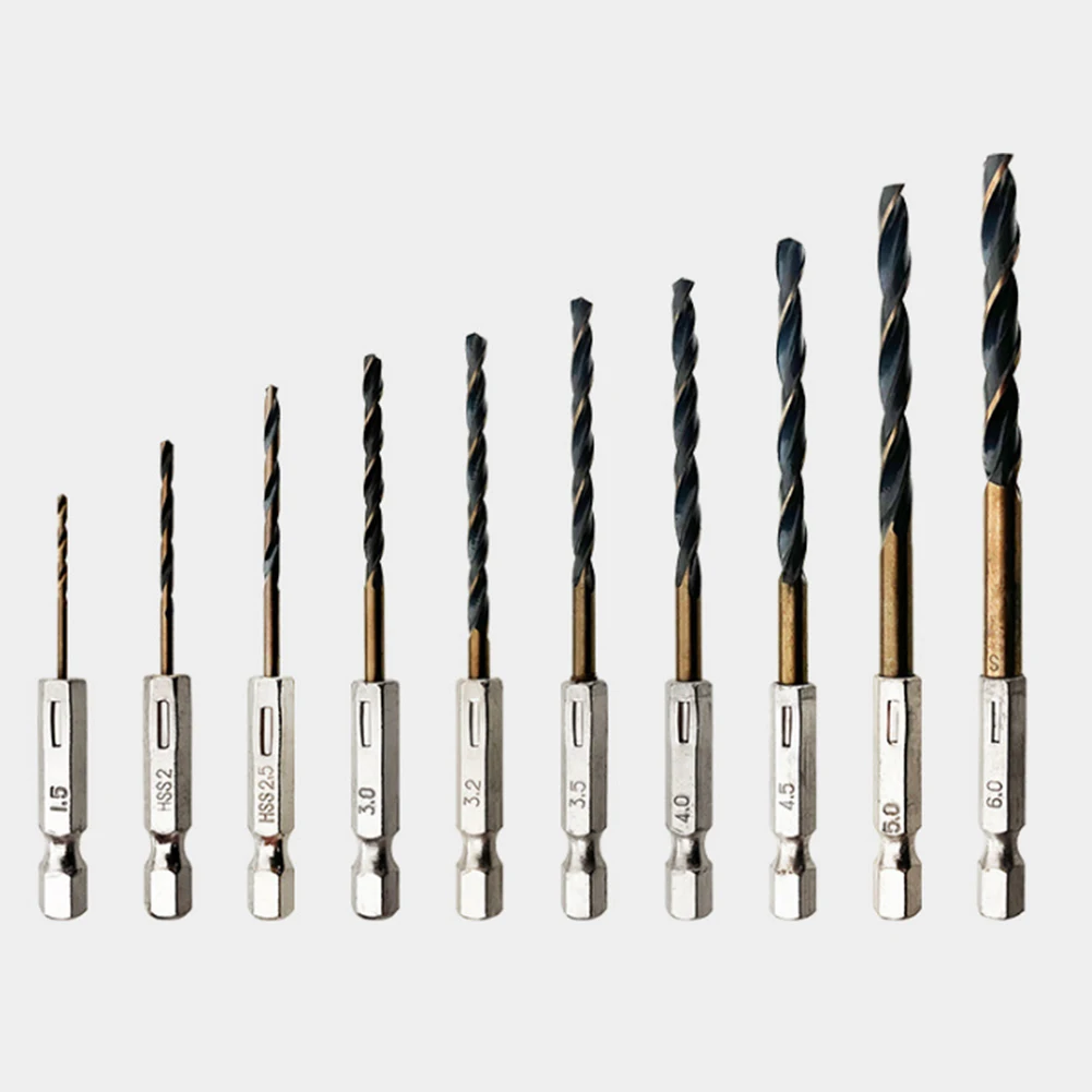 Compatible With Multiple Models Hex Shank Drill Bit Hex Shank Metal Plastic for impact Drills Accurate Positioning