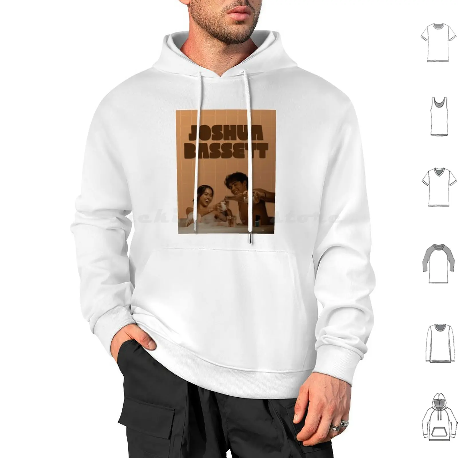 Joshua Bassett Print Hoodies Long Sleeve Joshua Bassett Hsmtmts High School Musical Joshua Bassett Smoke Slow Bathtub