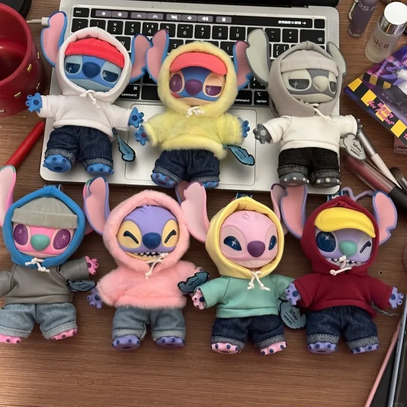 

New Original Stitch Gen Z Street Series Blind Box Cute Cartoon Vinyl Plush Toy Decor Collection Pendant Birthday Surprise Gift
