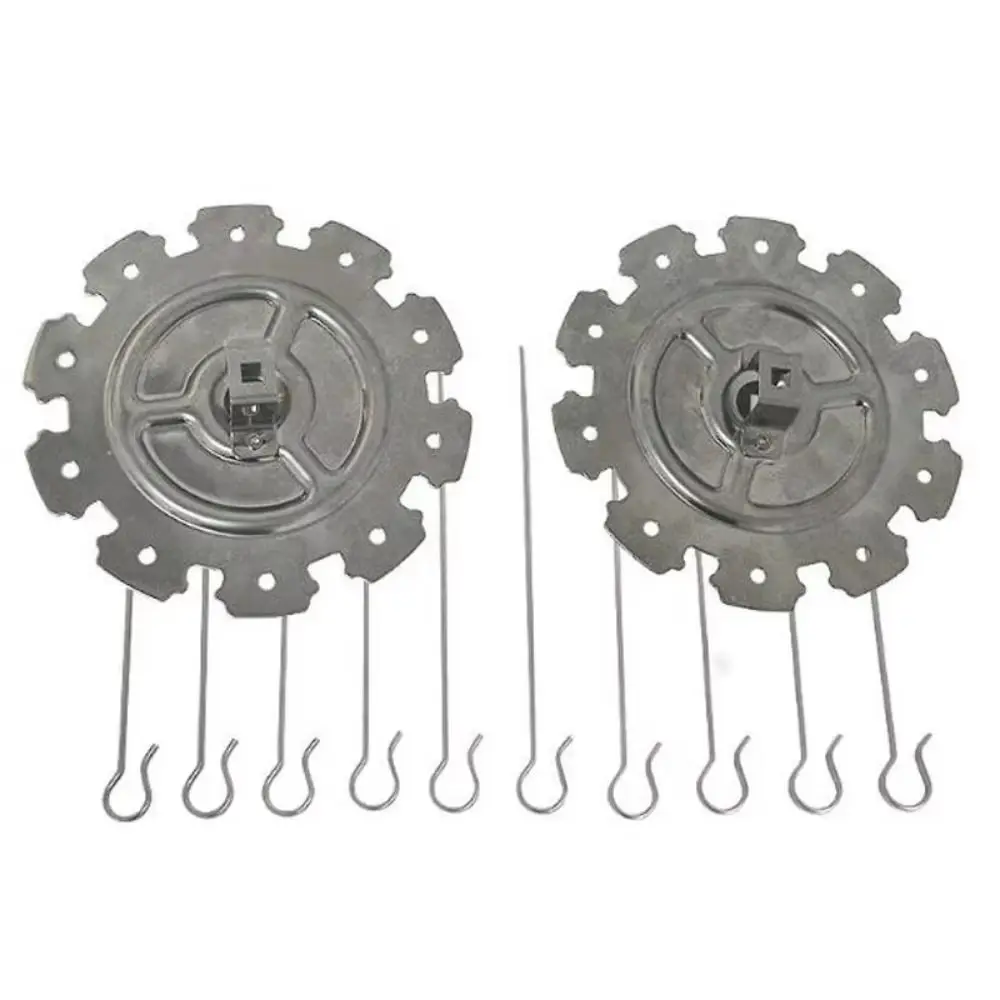 

Stainless Steel Rotating Barbecue Grill Heat-Resistant Non-Stick BBQ Rotating Cage Reusable Detachable Design Rotisserie Skewer