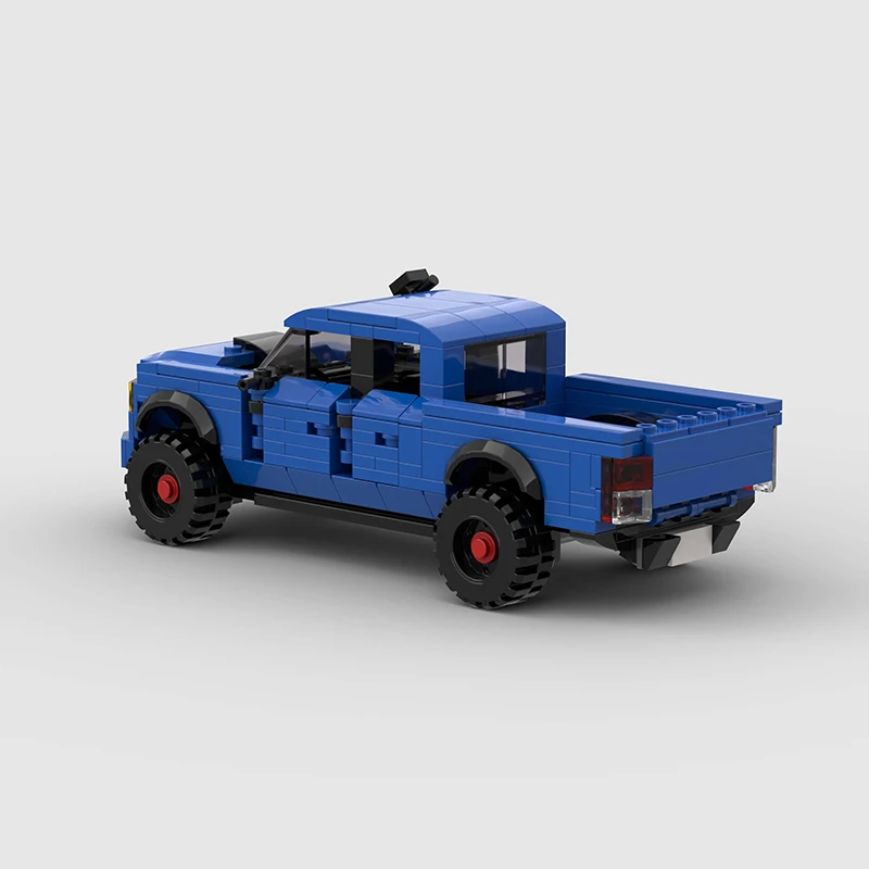 MOC Pickup Truck Rennwagen Stadt Sport SUV Bausteine Ziegel Racer Geländewagen Technik Kinderspielzeug